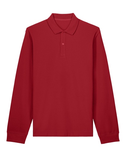 Prepster 2.0 Long Sleeve Polo Passionate Red