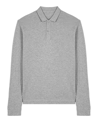 Prepster 2.0 Long Sleeve Polo Heather Grey