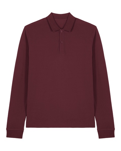 Prepster 2.0 Long Sleeve Polo Burgundy