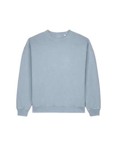 Radder 2.0 Vintage Crewneck G. Dyed Blue Stone