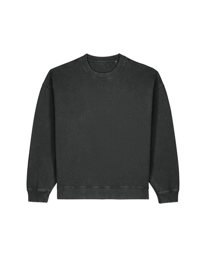 Radder 2.0 Vintage Crewneck G. Dyed Black Rock