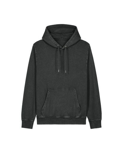 Archer Vintage Hoodie G. Dyed Black Rock