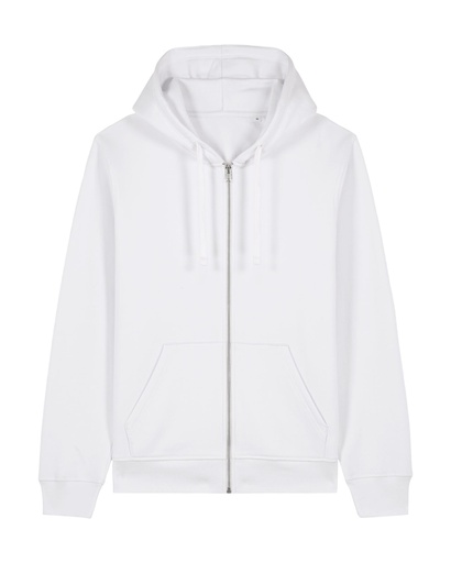 Mixer Zip Hoodie White