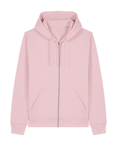 Mixer Zip Hoodie Cotton Pink