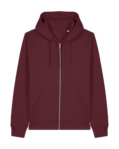 Mixer Zip Hoodie Burgundy