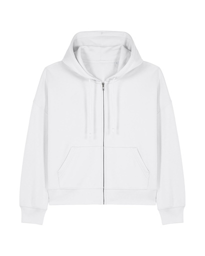 Stella Ida Zip Hoodie White