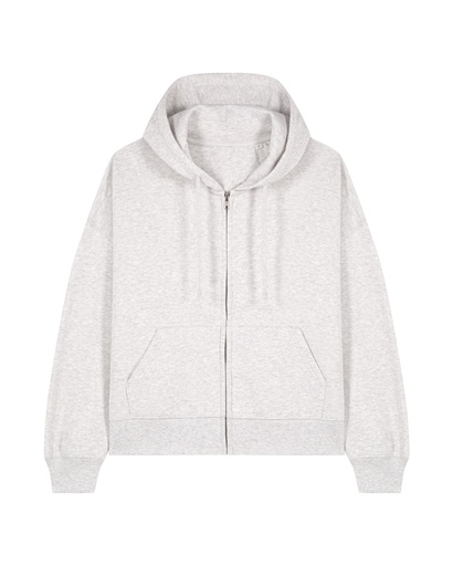 Stella Ida Zip Hoodie Cool Heather Grey