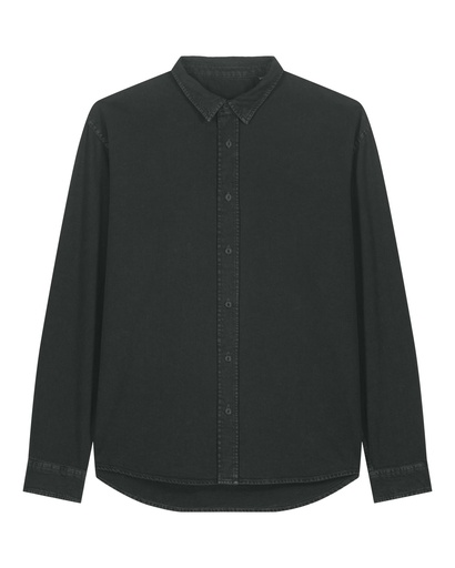 Worker Shirt G. Dyed Black Rock