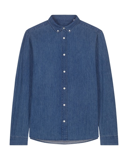 Stanley Denim Shirt Mid Wash