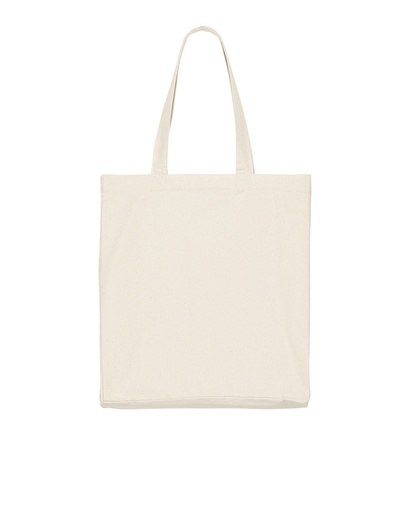 Mid Tote Bag Natural Raw