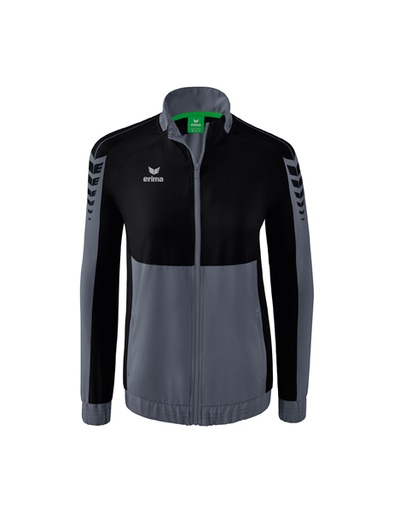 Six Wings presentatiejack slate grey/zwart Dames