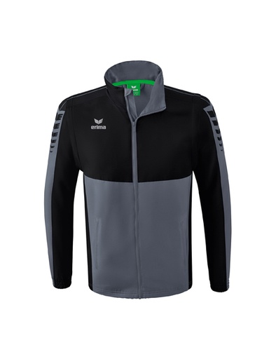 Six Wings jack met afneembare mouwen slate grey/zwart