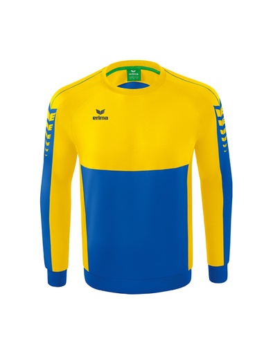 Six Wings sweatshirt new royal/geel