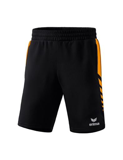Six Wings worker short zwart/new orange