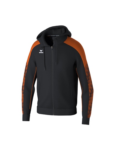 EVO STAR trainingsjack met capuchon zwart/oranje