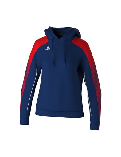 EVO STAR sweatshirt met capuchon new navy/rood Dames