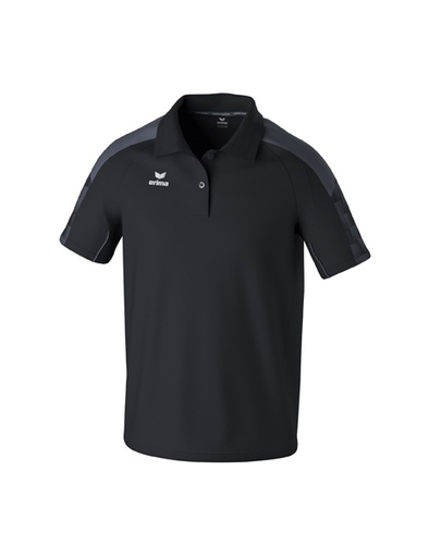 EVO STAR polo zwart/slate grey