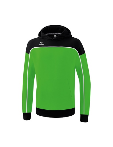 CHANGE by erima sweatshirt met capuchon green/zwart/wit