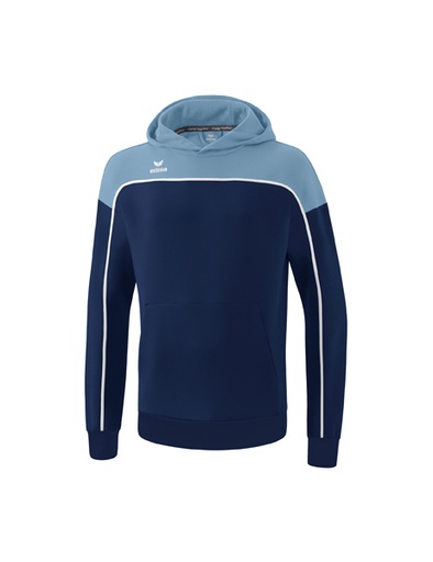 CHANGE by erima sweatshirt met capuchon new navy/faded denim/wit
