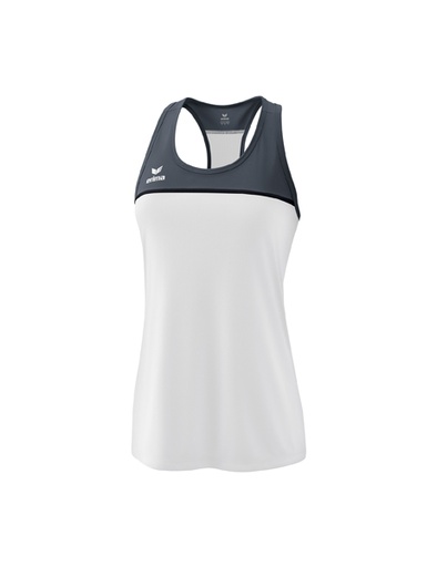 CHANGE by erima tanktop wit/slate grey/zwart Dames