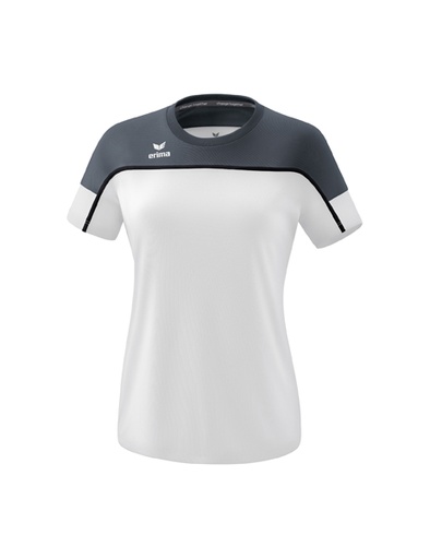 CHANGE by erima T-shirt wit/slate grey/zwart Dames