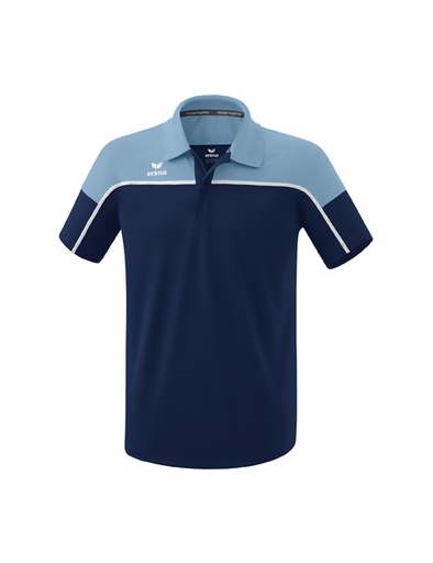 CHANGE by erima polo new navy/faded denim/wit