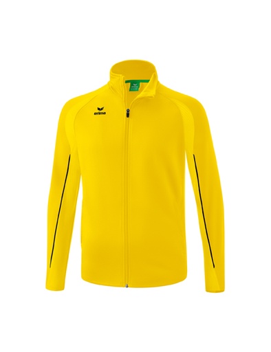 LIGA STAR polyester trainingsjack geel/zwart