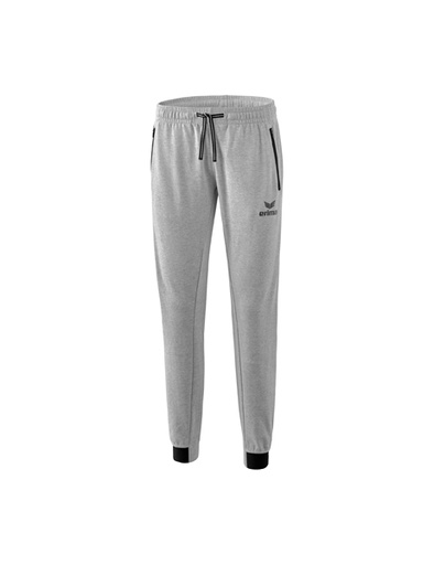 Essential sweatbroek licht grey melange/zwart Dames