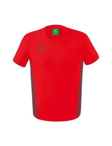 Essential Team T-shirt rood/slate grey