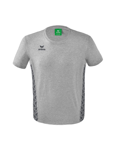 Essential Team T-shirt licht grey melange/slate grey