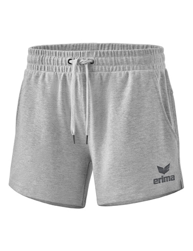 Essential Team sweatshort licht grey melange Dames