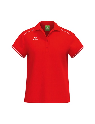 CMPT Poloshirt rood/wit Dames