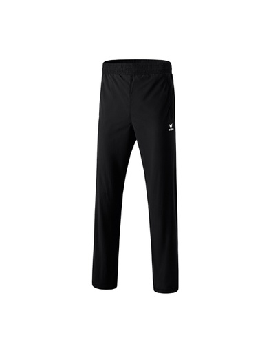 Broek met doorlopende ritssluiting zwart