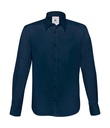 London Stretch Shirt LS Navy