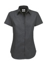 Sharp SSL/women Twill Shirt Dark Grey