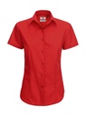 Smart SSL/women Poplin Shirt Deep Red