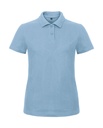 ID.001 /women Piqué Polo Shirt Light Blue