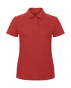 ID.001 /women Piqué Polo Shirt Red
