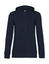 Zipped Hooded /women Navy