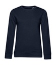 Crew Neck /women French Terry Navy Blue