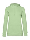 #Hoodie /women French Terry Light Jade