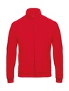ID.206 50/50 Full Zip Sweat Unisex Red