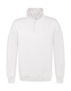ID.004 Cotton Rich 1/4 Zip Sweat White