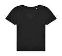 #E150 V T-Shirt /women Black