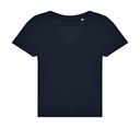 #E150 V T-Shirt /women Navy