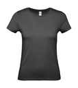 #E150 /women T-Shirt Black Pure