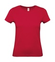 #E150 /women T-Shirt Deep Red