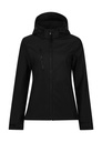 Women's Venturer 3-Layer Hooded Softshell Jacket Black