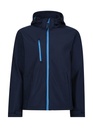 Venturer 3-Layer Hooded Softshell Jacket Navy/French Blue