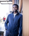 Micro Full Zip Fleece Oxford Blue